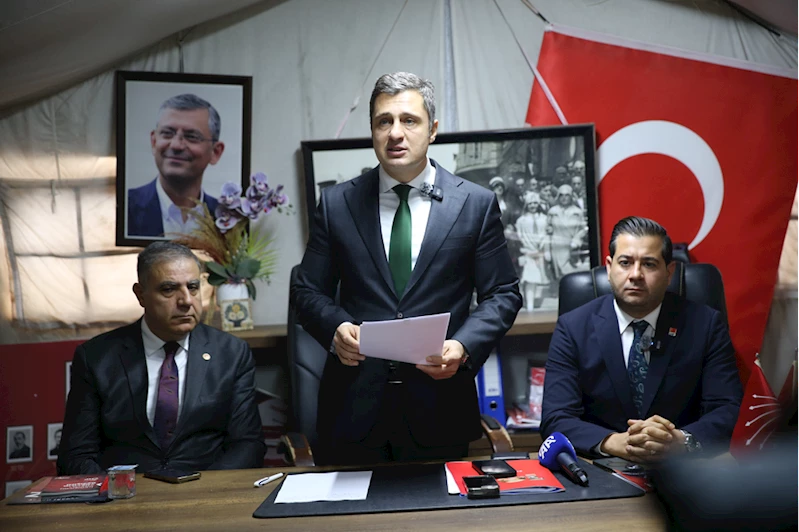 CHP Sözcüsü Deniz Yücel, Hatay