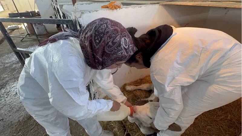 Üniversitenin uygulama çiftliği öğrencilere sahada eğitim imkanı sunuyor