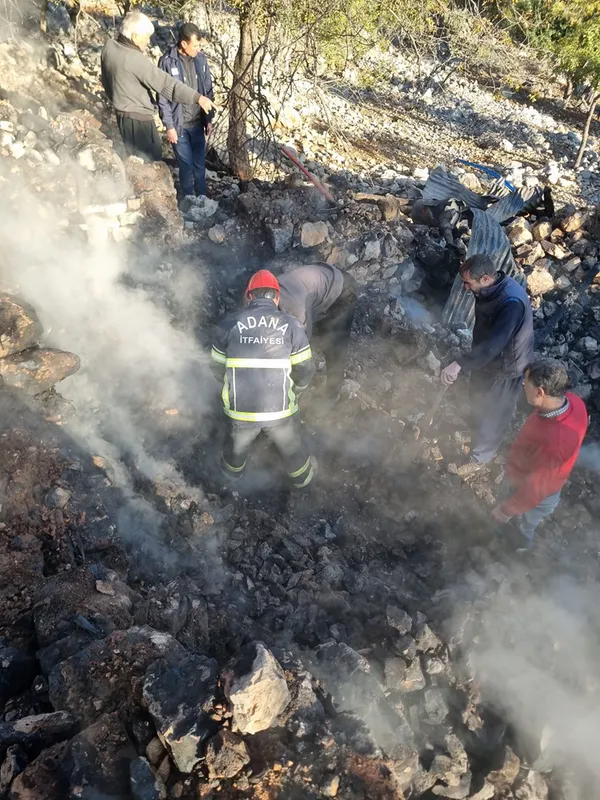 Adana'da evinde çıkan yangında 85 yaşındaki kadın hayatını kaybetti
