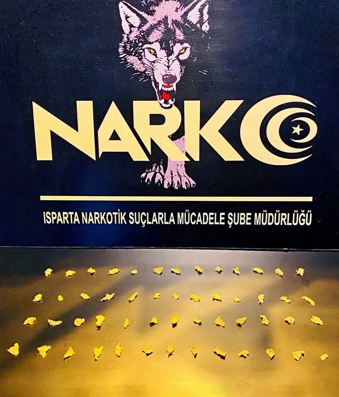 Isparta'da uyuşturucu operasyonlarında 2 zanlı yakalandı