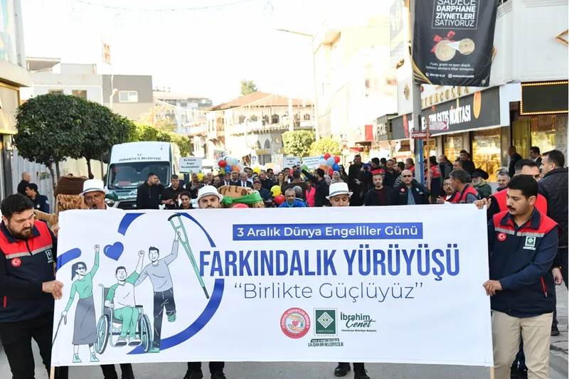 Osmaniye'de "3 Aralık Dünya Engelliler Günü" yürüyüşü düzenlendi 