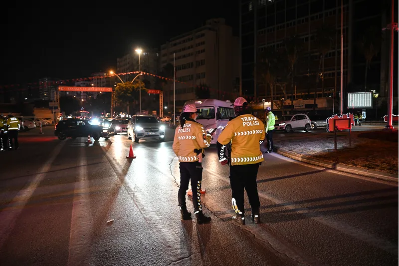 Adana'da trafik denetimi yapıldı