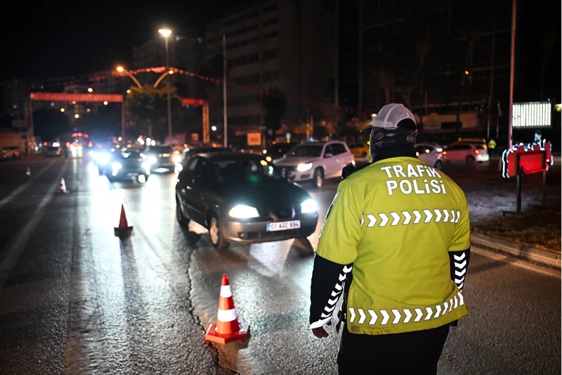 Adana'da trafik denetimi yapıldı