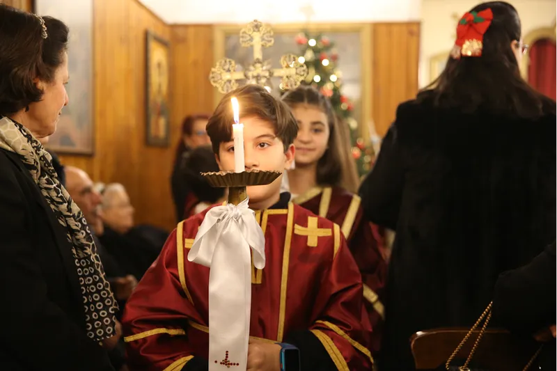 Hatay'da Ortodoks kiliselerinde Noel ayini düzenlendi