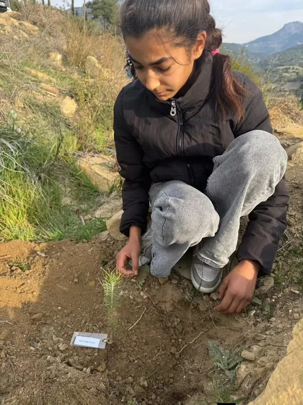 Kozan'da şehitler anısına fidan dikildi