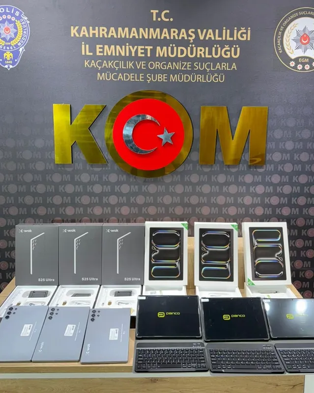 Kahramanmaraş'ta kaçakçılık operasyonunda 5 zanlı gözaltına alındı