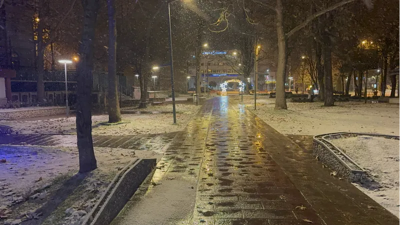 Isparta'da kar yağışı etkili oldu