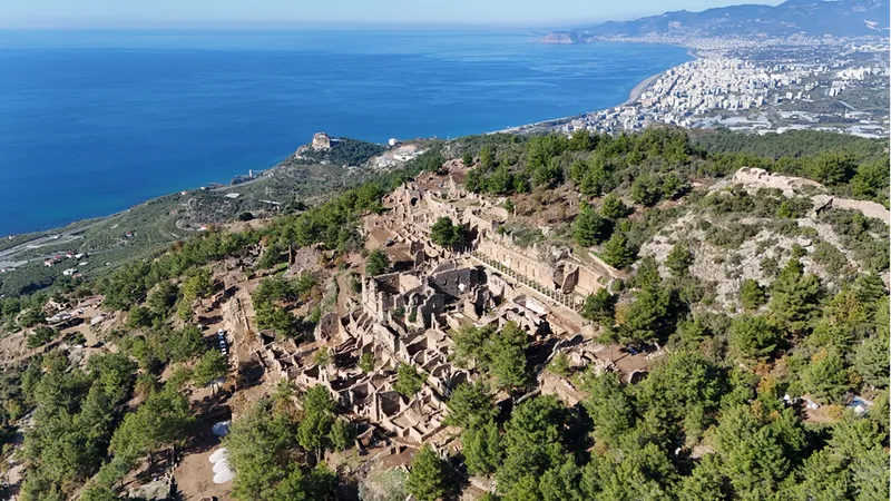 Syedra Antik Kenti'nin zeytinyağı üretim merkezi olduğu tespit edildi