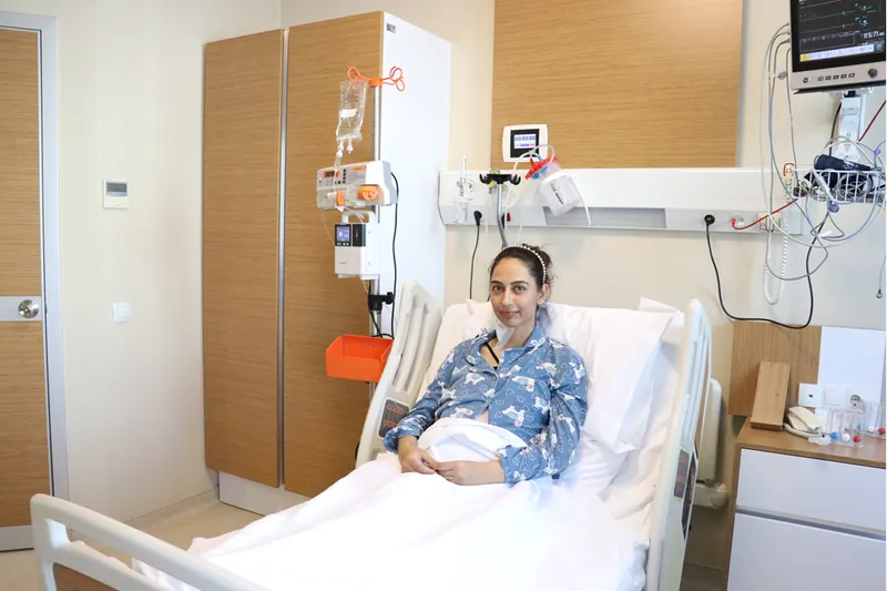 Wilson hastası kadının yeni yıl dileği "karaciğer nakliyle" gerçek oldu