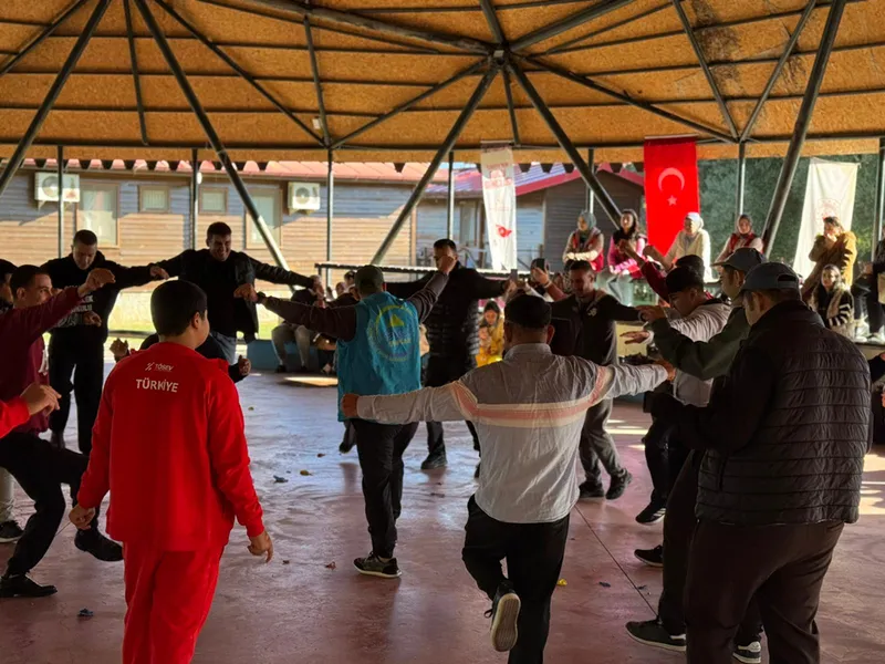 Osmaniye'de engelliler için doğa kampı düzenlendi