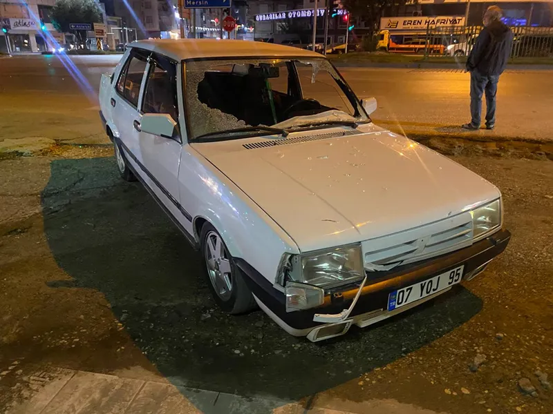 Serik'te otomobilin çarptığı bisikletli yaralandı