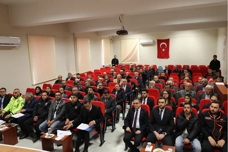 Akseki'de koordinasyon toplantısı yapıldı