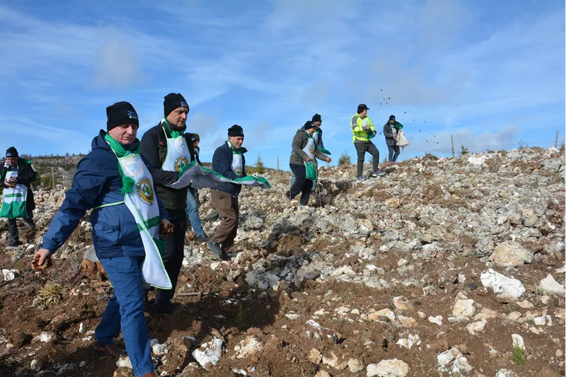 Gülnar ilçesinde "Şehit Ertuğrul Ulupınar Sedir Ormanı" oluşturuldu