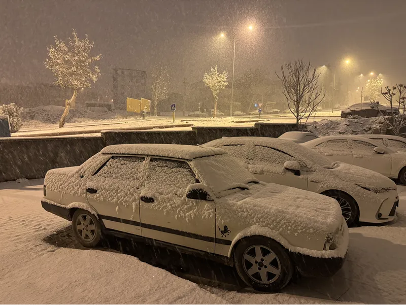 Kahramanmaraş'ta kar yağışı etkili oluyor