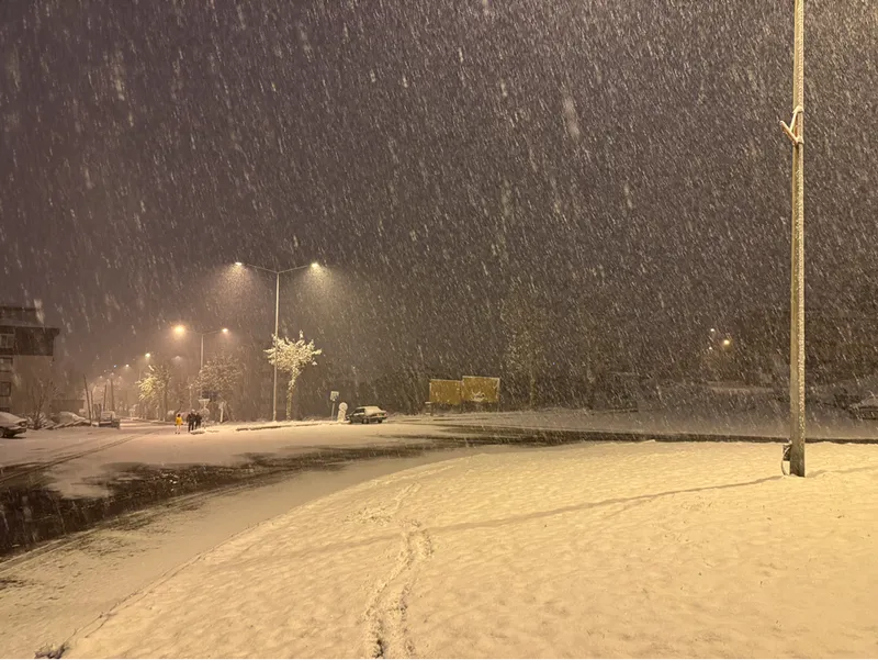 Kahramanmaraş'ta kar yağışı etkili oluyor