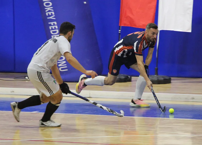 Salon Hokeyi Erkekler Süper Lig maçları Alanya'da yapıldı