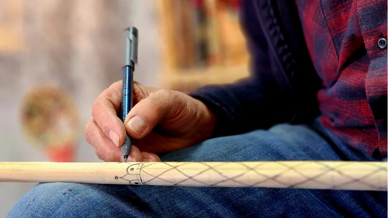 Türk kültürüne ait motifler, Hasan ustanın 29 yıllık emeğine ilham veriyor