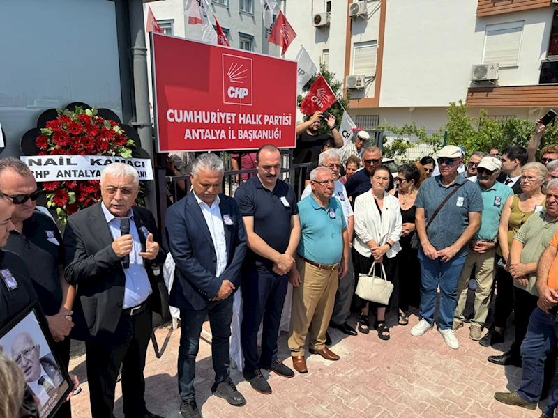 CHP 24. Dönem Antalya Milletvekili Acar son yolculuğuna uğurlandı
