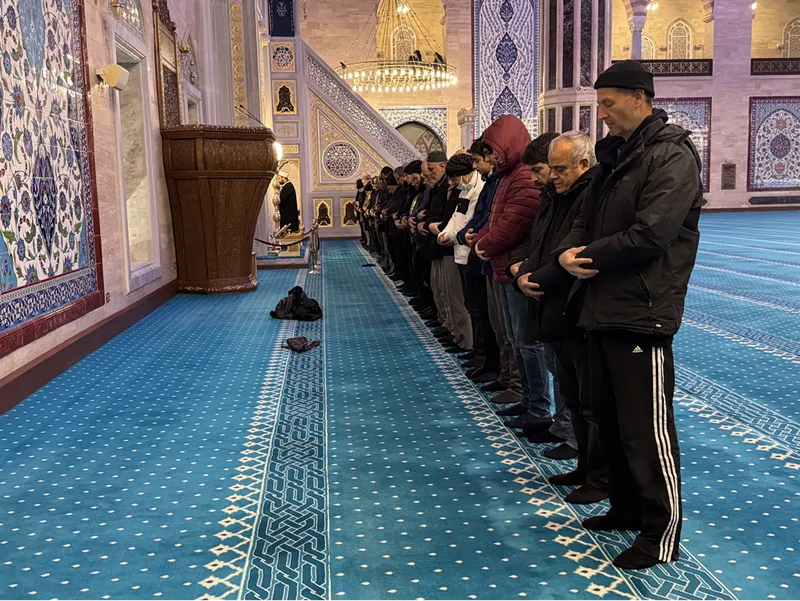 Kahramanmaraş'ta Gazze'ye destek için sabah namazı buluşması yapıldı