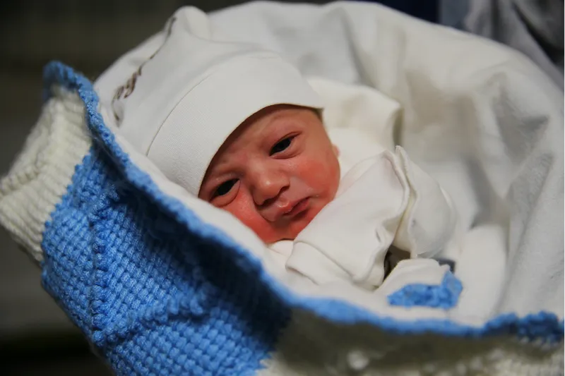 Adana'da yılın ilk bebeği "Poyraz" oldu