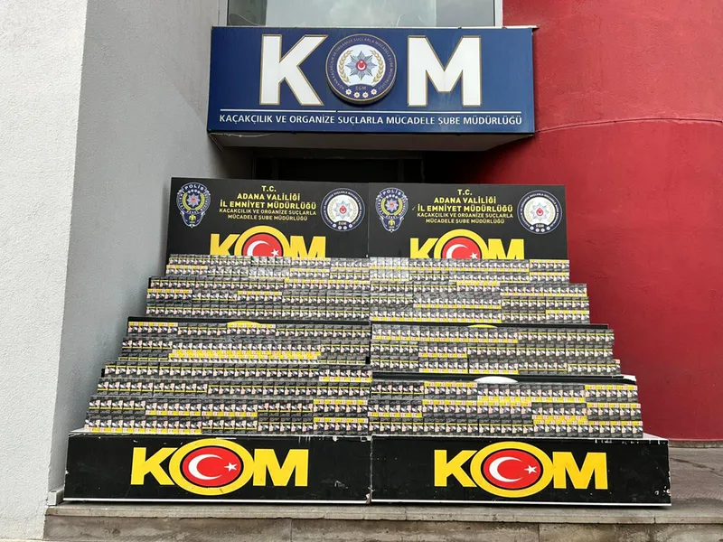 Adana'da kaçakçılık operasyonunda yakalanan 2 zanlı tutuklandı