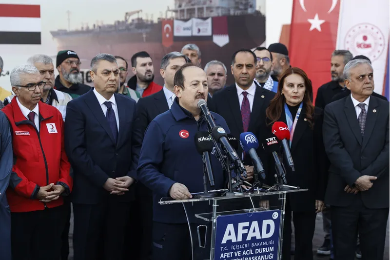 Sudan'a insani yardım ulaştıracak "6. İyilik Gemisi" Mersin'den uğurlandı