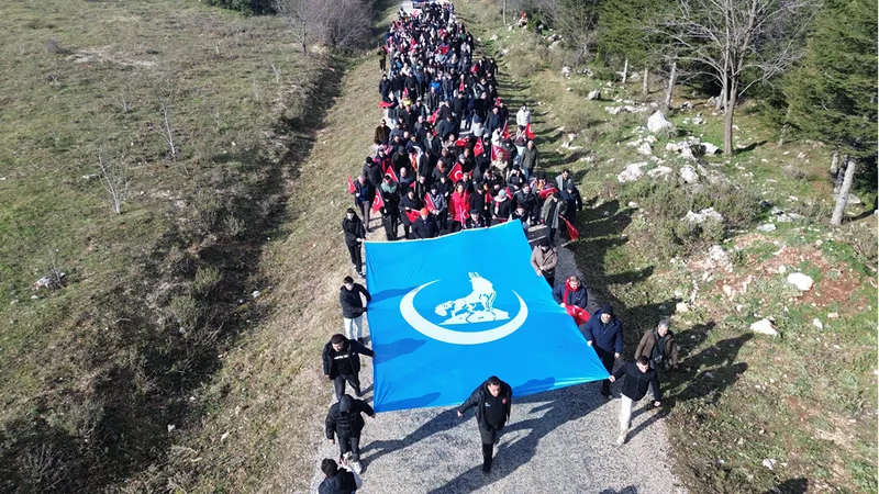 Hatay'da Sarıkamış şehitleri anısına yürüyüş düzenlendi