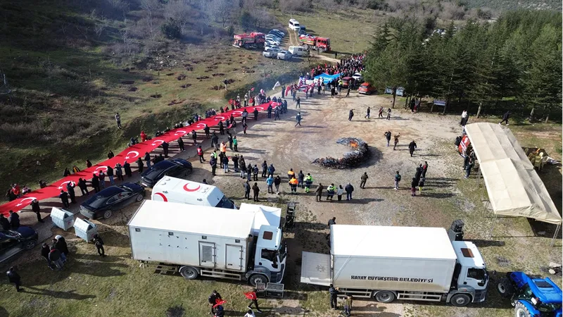 Hatay'da Sarıkamış şehitleri anısına yürüyüş düzenlendi