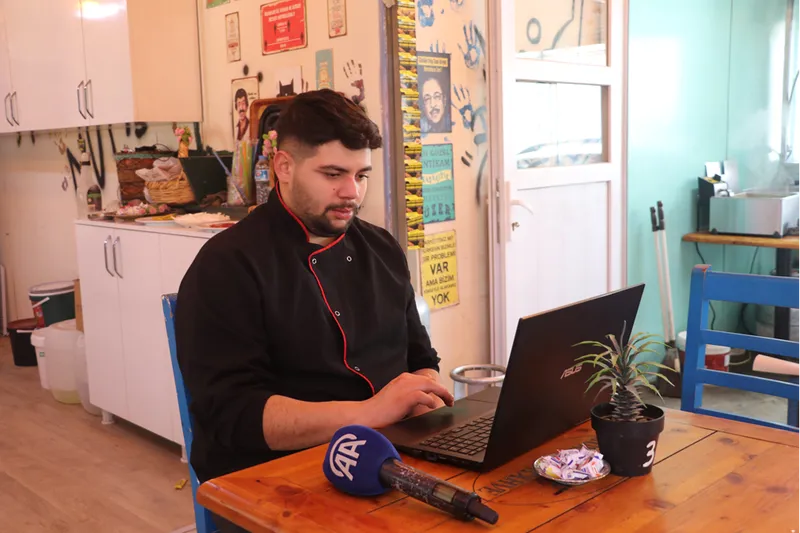 Hatay'da künefeciler, AA'nın "Yılın Kareleri" oylamasına katıldı