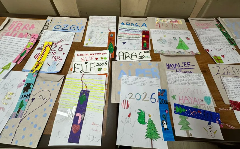 Aydınlı öğrencilerden Hatay'daki depremzede akranlarına yeni yıl mesajı