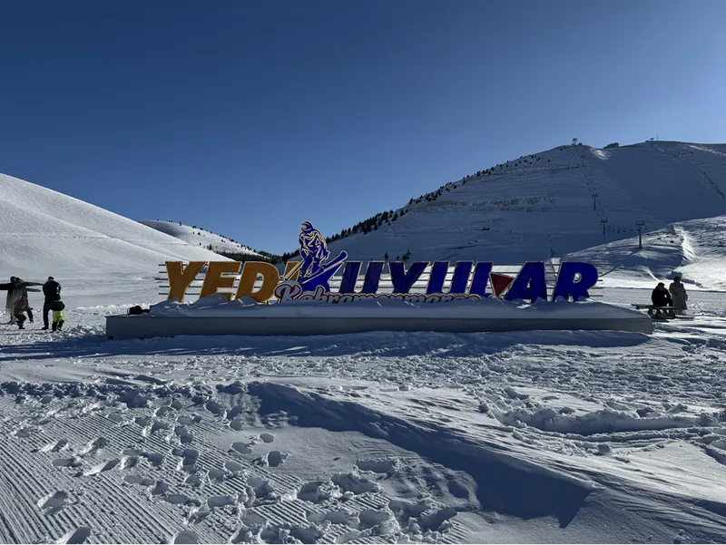 Yedikuyular Kayak Merkezi misafirlerini ağırlamaya başladı
