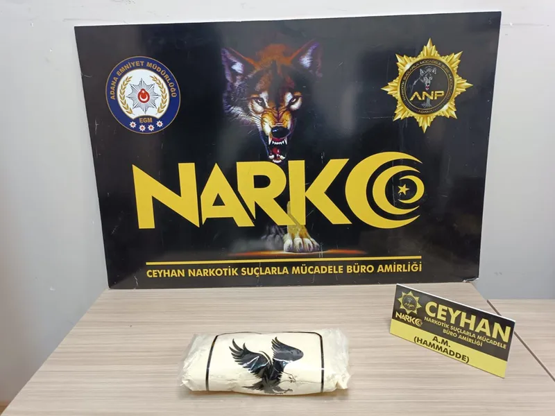 Adana'da 1 kilo 39 gram sentetik uyuşturucu ham maddesi ele geçirildi