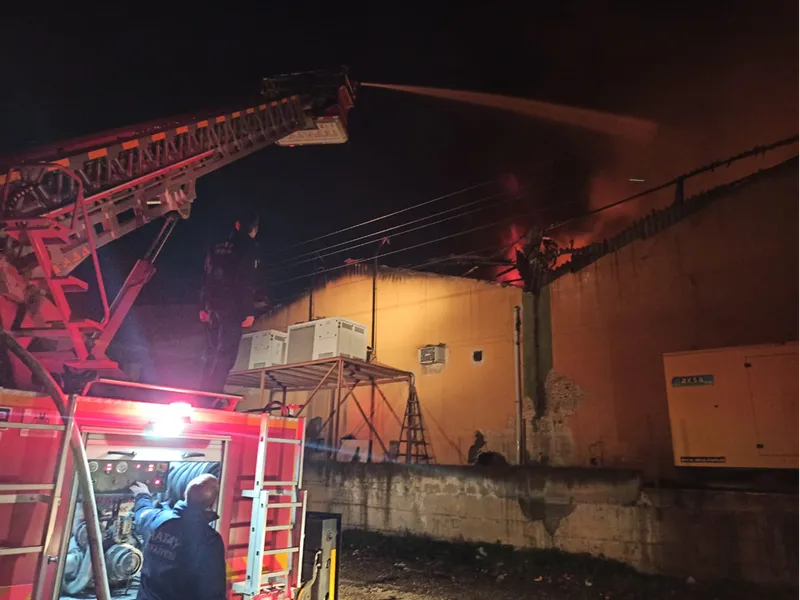 Hatay'da narenciye paketleme tesisinde çıkan yangında dumandan etkilenen işçi öldü