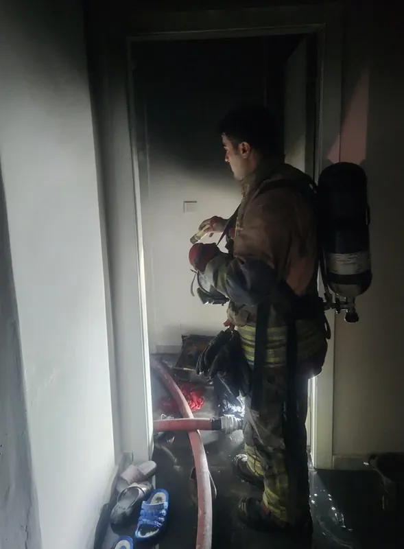 Hatay'da evde çıkan yangın söndürüldü