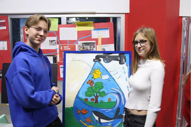 Gökkuşağı Koleji öğrencileri "sürdürülebilirlik" projesi hazırladı