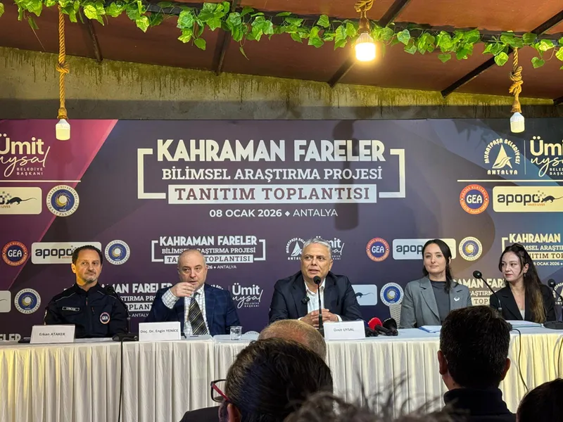 Antalya'da Kahraman Fareler Bilimsel Araştırma Projesi tanıtıldı 