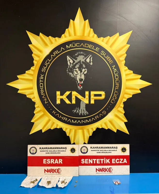 Kahramanmaraş'ta uyuşturucu operasyonunda yakalanan 4 şüpheli tutuklandı