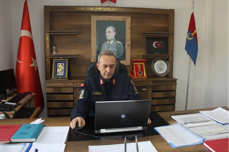 Bozyazı İlçe Jandarma Komutanı Akgün, AA'nın "Yılın Kareleri" oylamasına katıldı